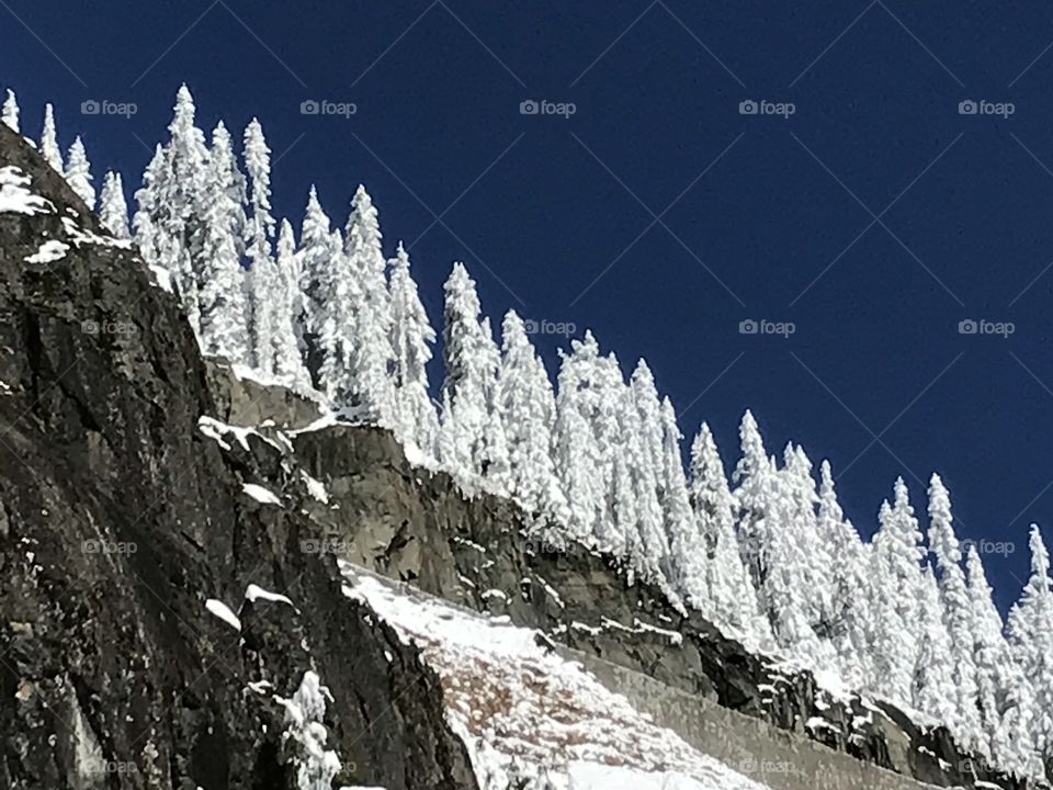 Snow, Winter, No Person, Mountain, Cold