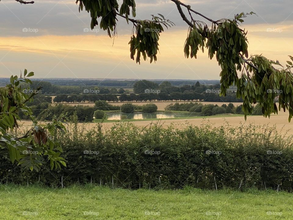 A beautiful countryside view 