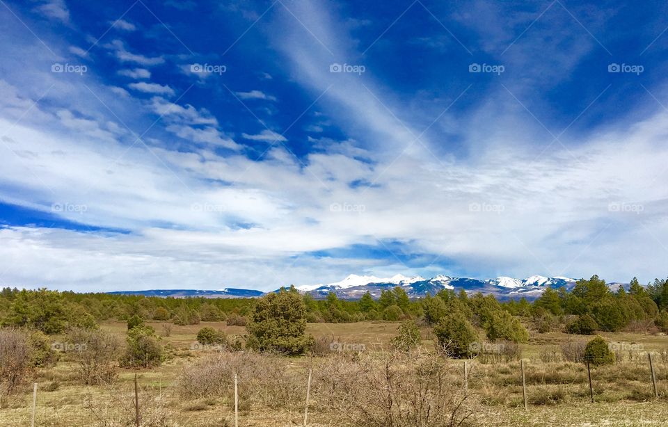 Snowy mountains 