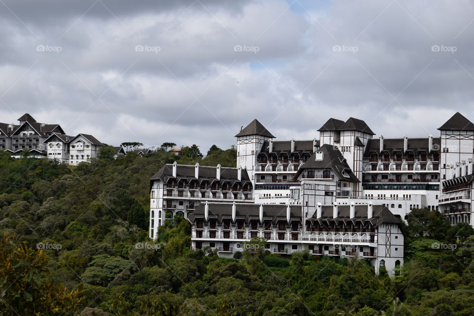 Abandoned Mont Blanc hotel in Campos do Jordão