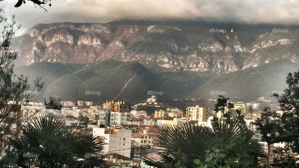 Tirana in the Evening