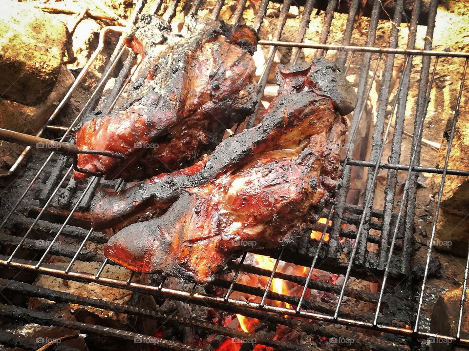 roasted pork head cuban style