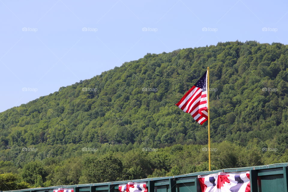 American Flag in Cooperstown, NY