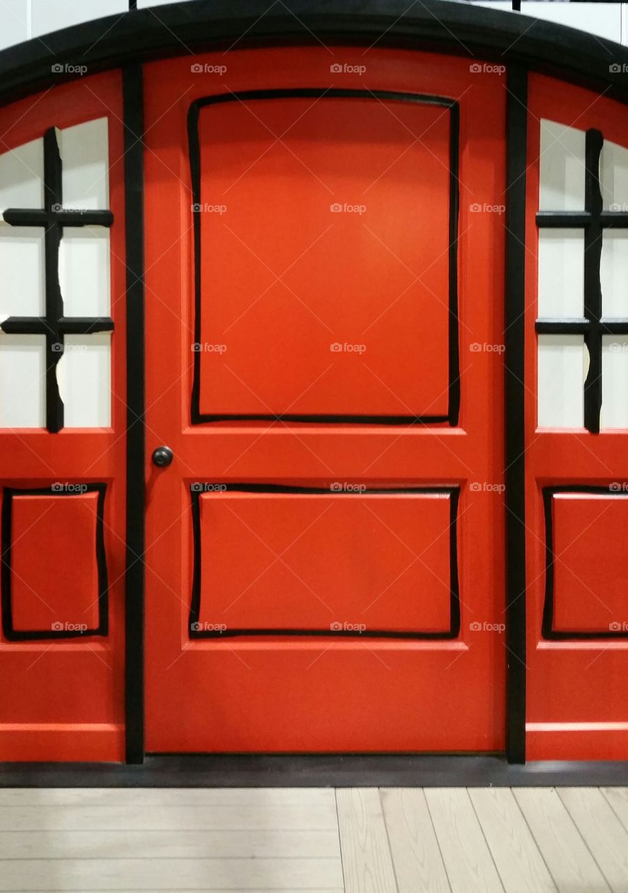 Custom Red Door