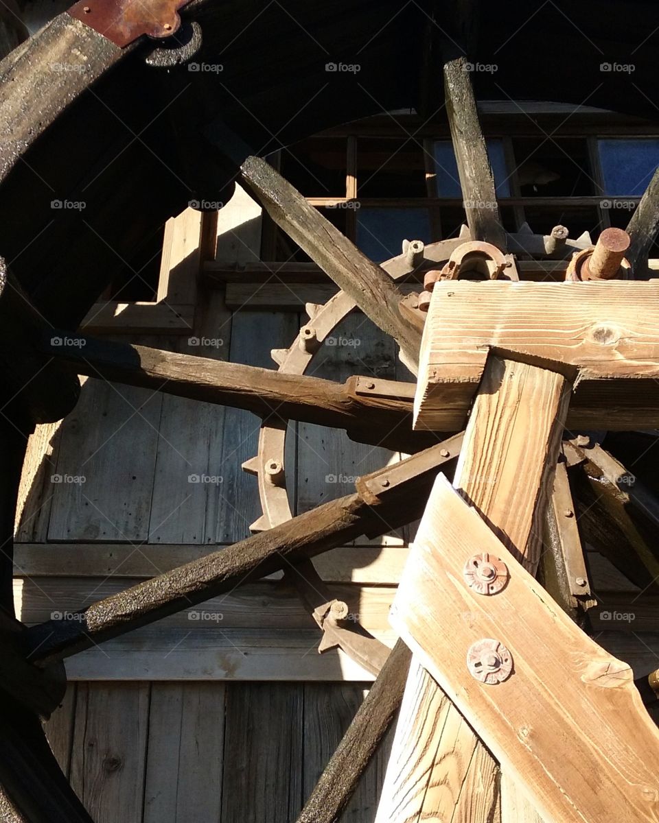 Wheel Mechanism of an Old Miners Mill