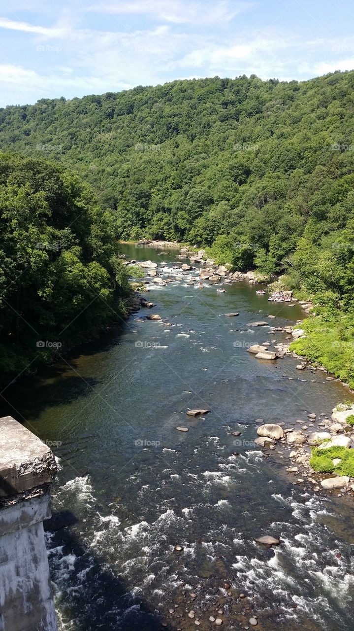 Allegheny river as seen from r