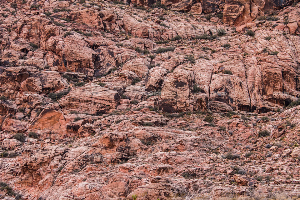 View of rock formation