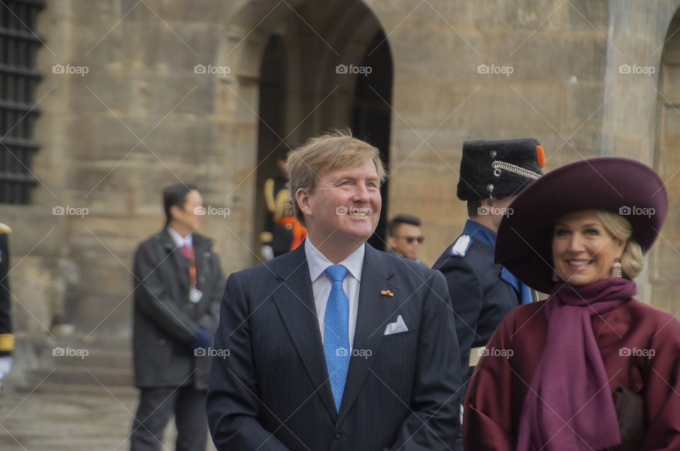 King Willem Alexander And Queen Maxima At The Dam Square Amsterdam The Netherlands 21-11-2018