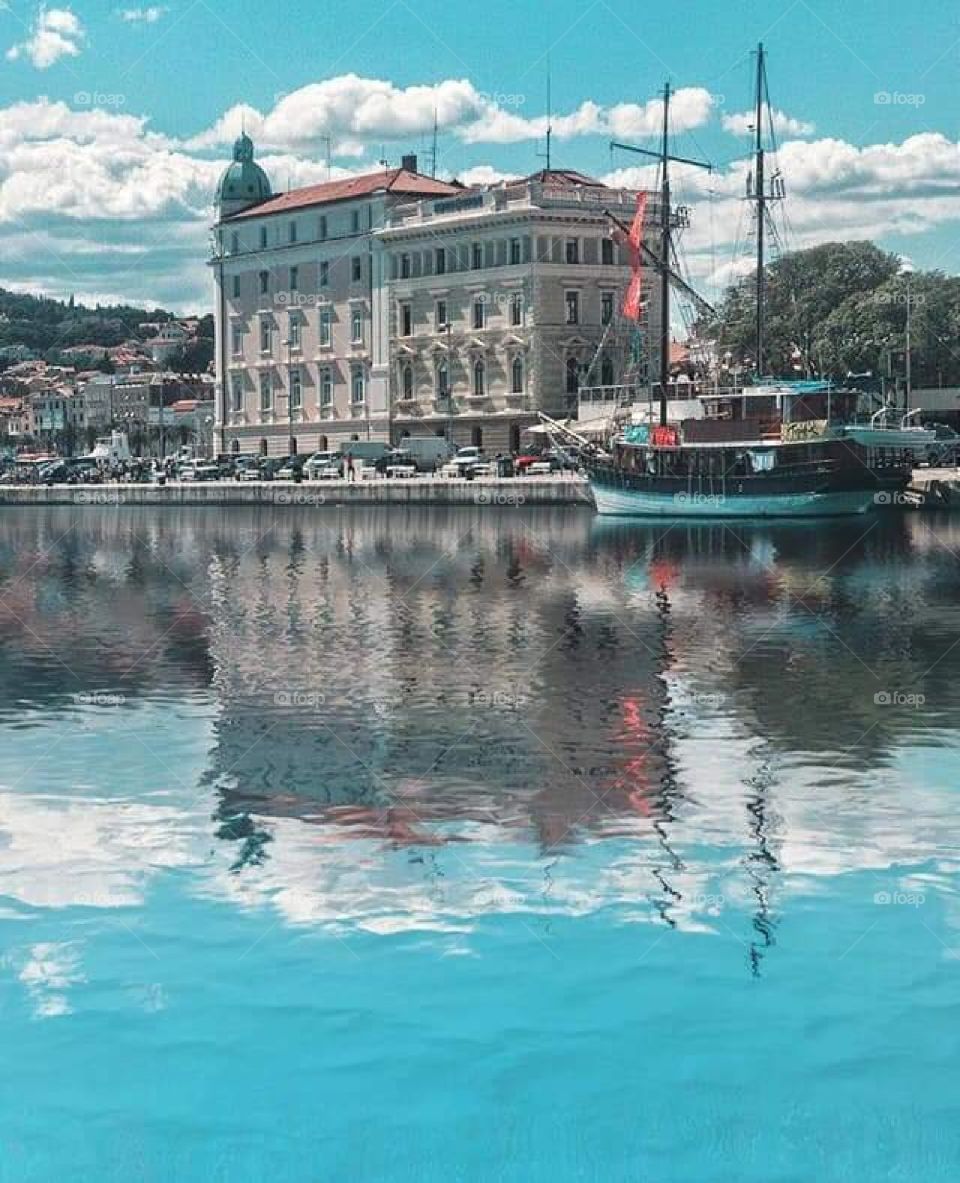 Split city from croatia