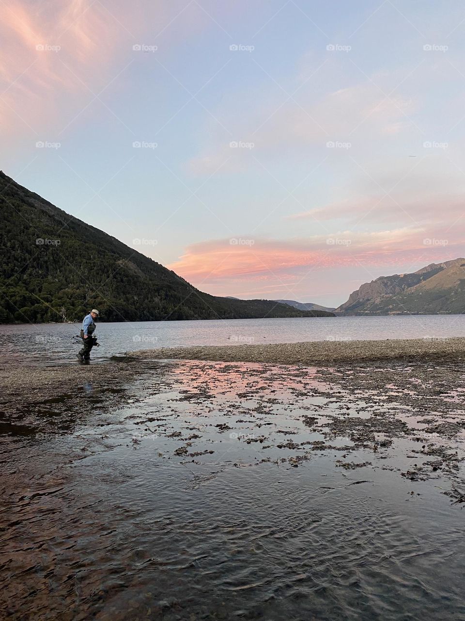 Un Perfecto atardecer en la patagonia 