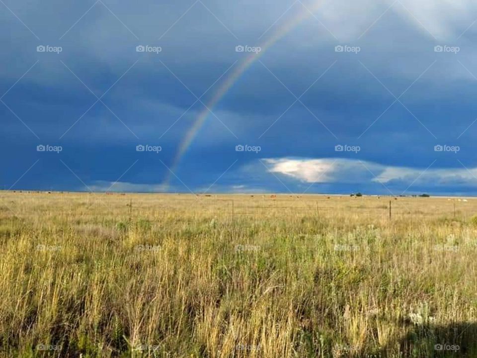 Beautiful sky and rainbow 🌈