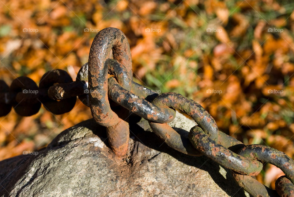 fall autumn stone chain by jbdc