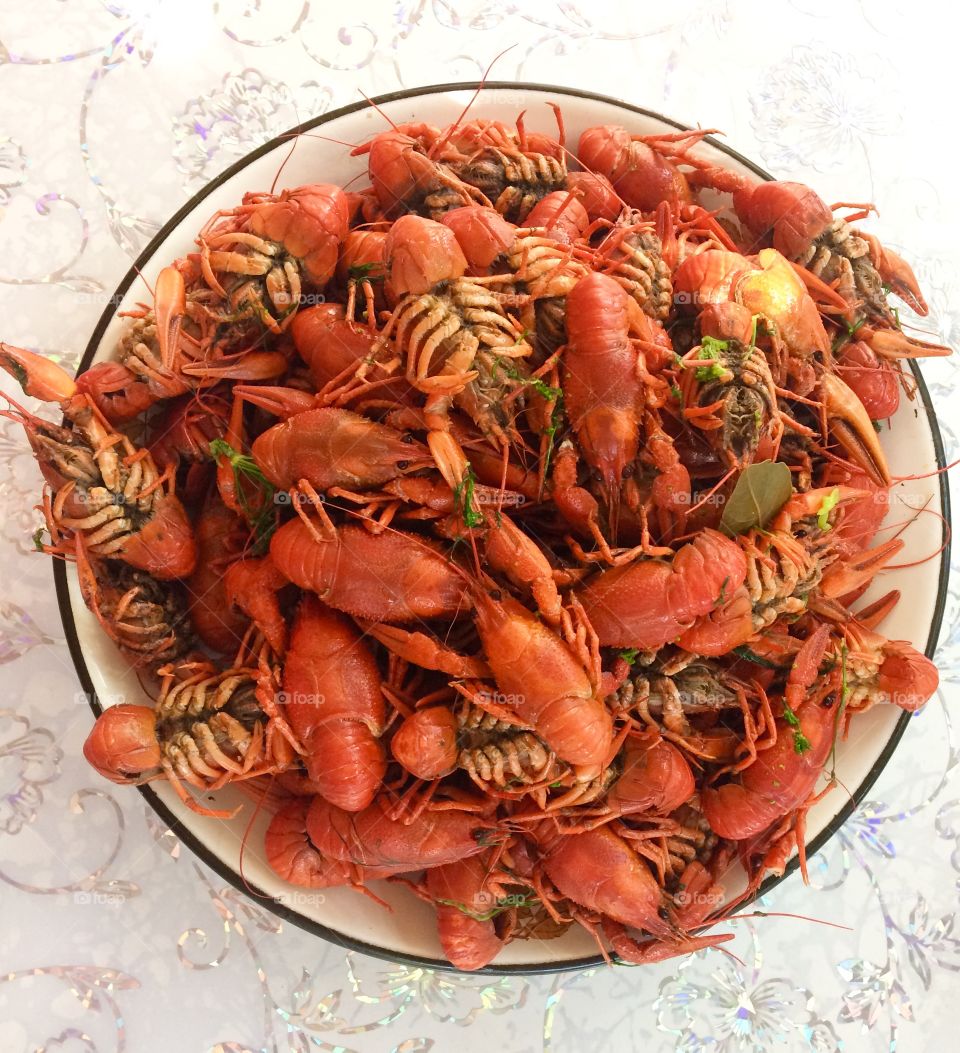 red river crayfish brewed in beer