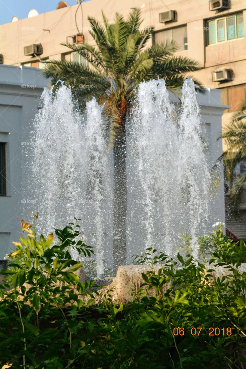 Water fountain at Manama, Bahrain