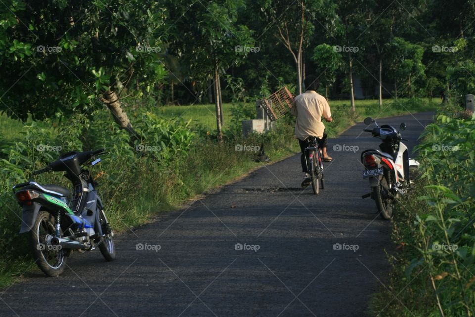 Bicycle ride. West java