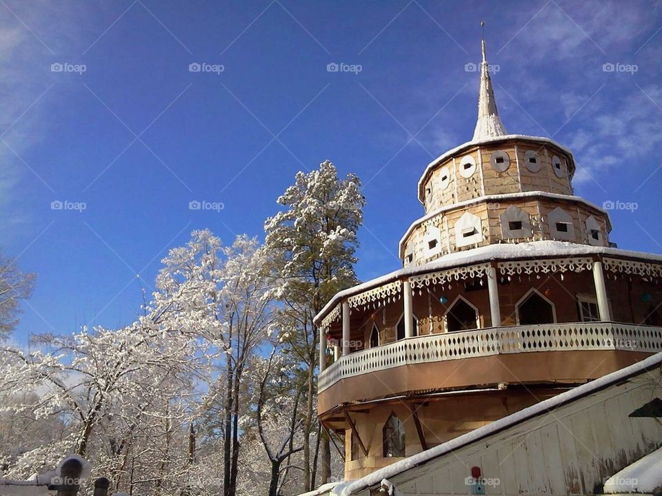 Paradise Gardens Church in the Winter