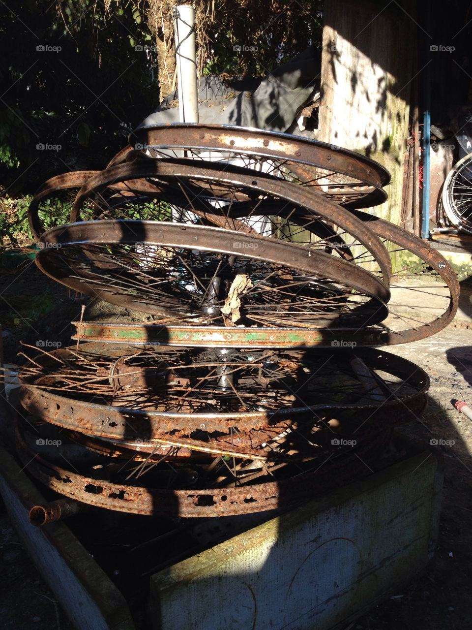 bicycle green pattern hot by tanushri123