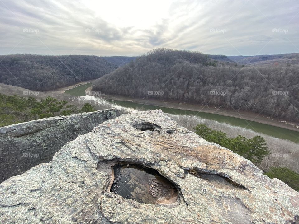 Scenic view of the south fork of Cumberland river