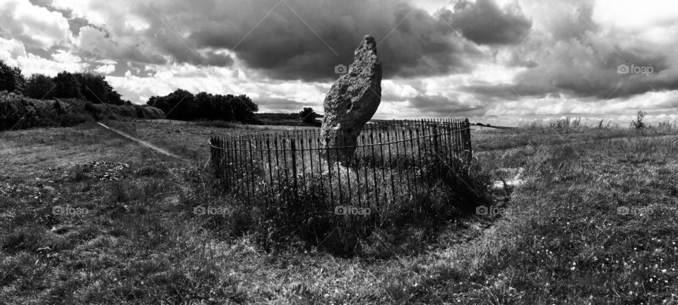 Standing stone