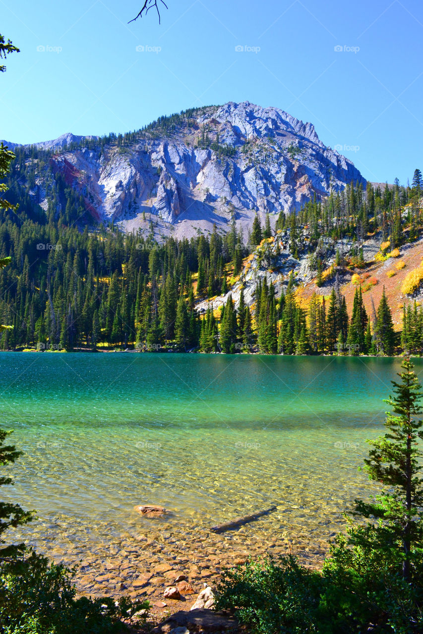Fairy Lake in the Bridger Mountain Range 