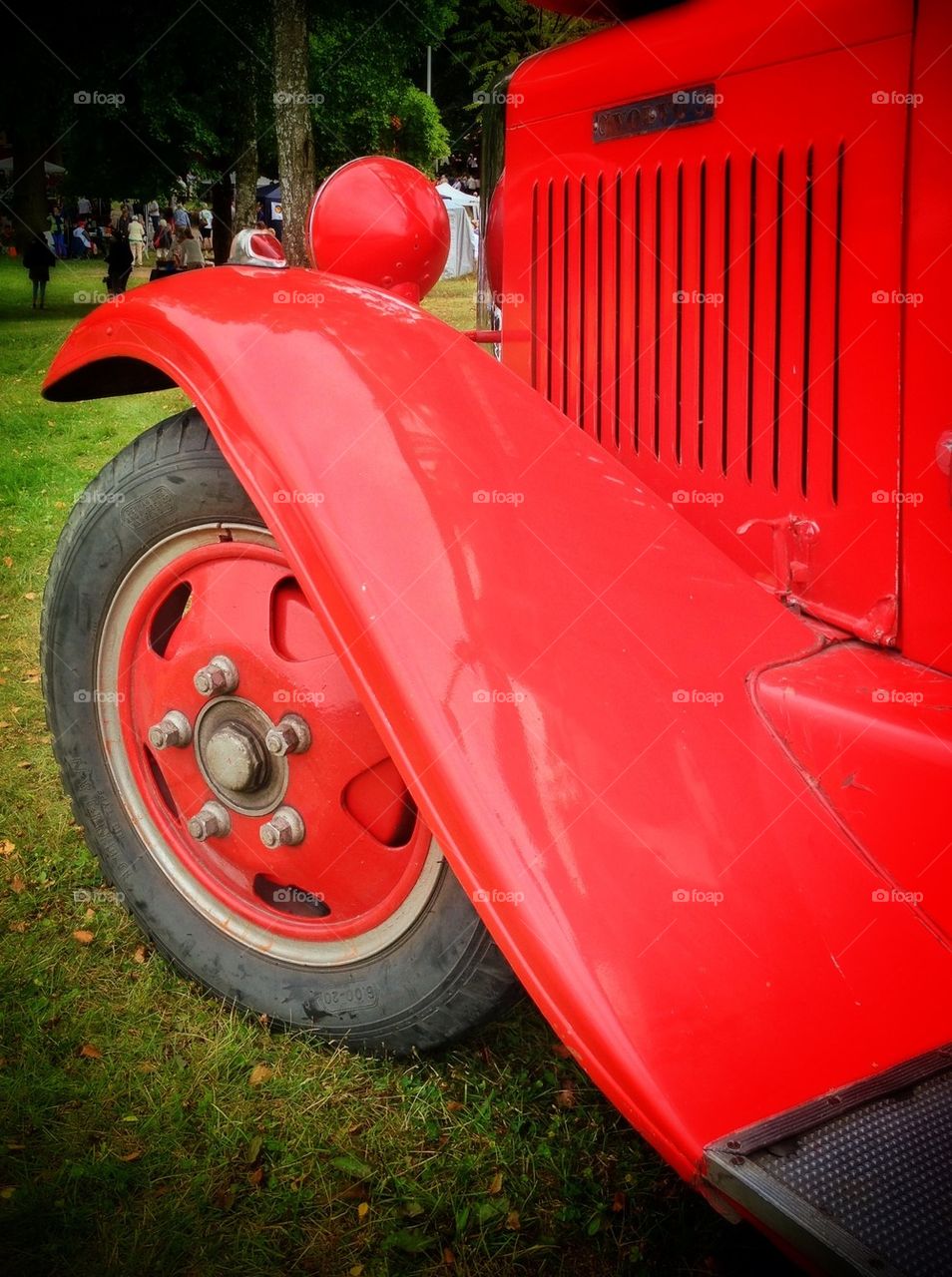 Old firetruck wing