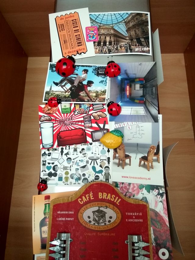 Interior, beautiful postcards