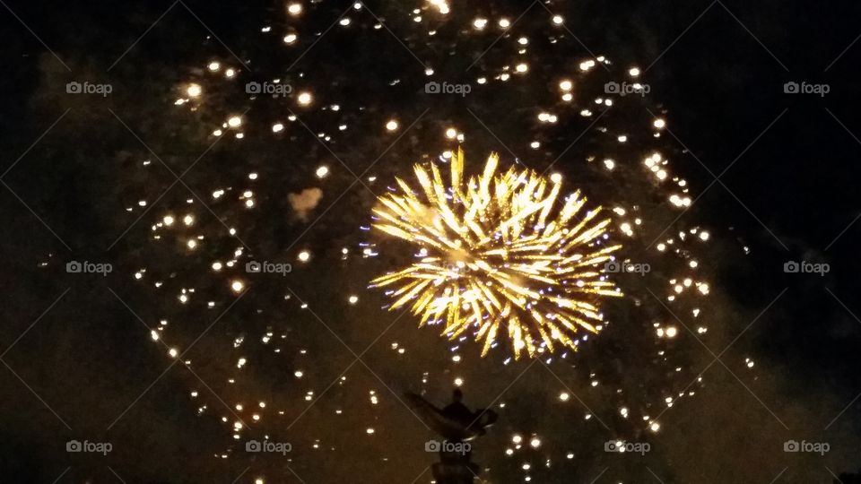 Christmas, Celebration, Fireworks, Festival, New Year
