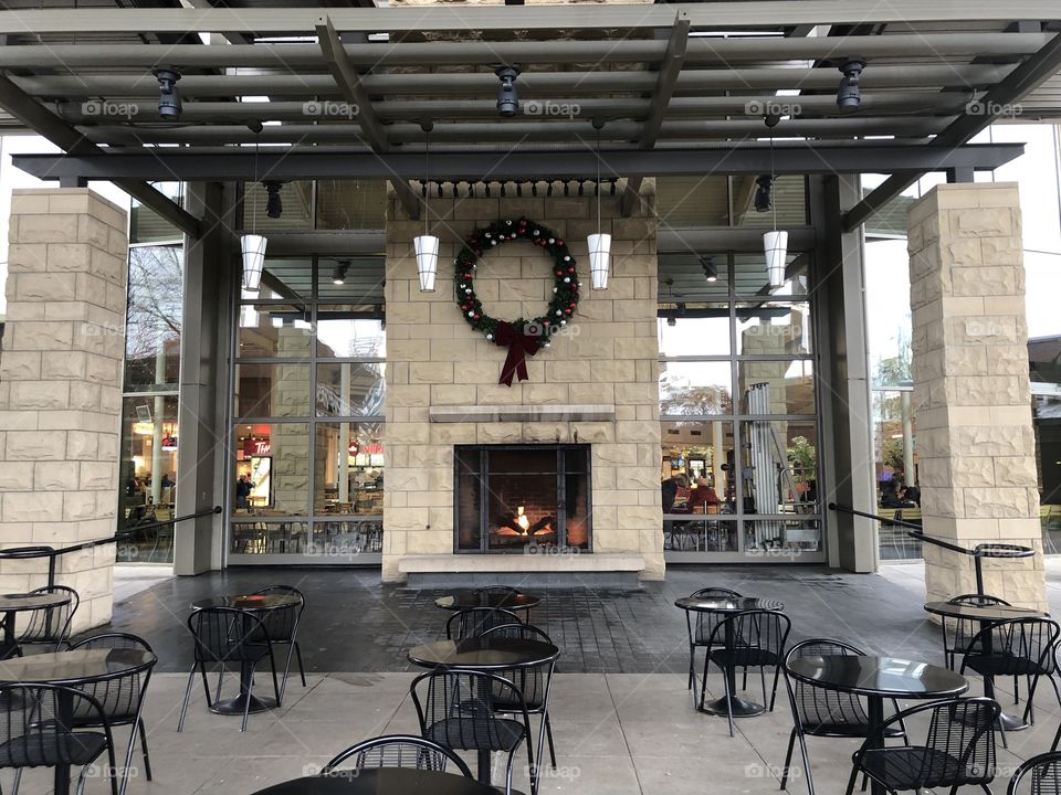 Fireplace mall