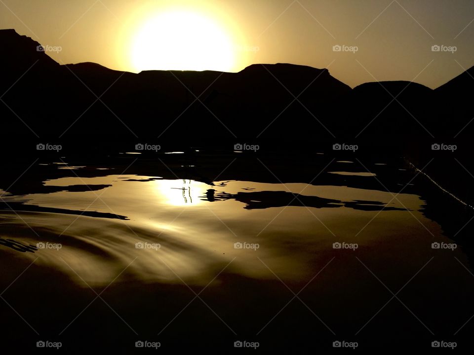 Silhouette et reflex 