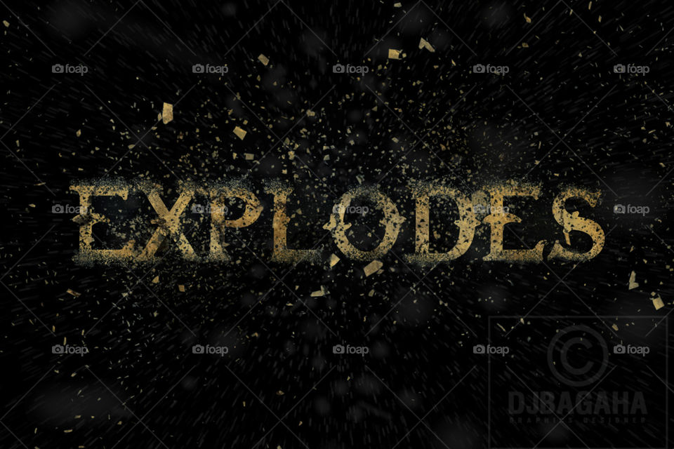 #explosion #text #effect #creative #design #ps #adobe #photoshop #edits  #designgraphic  #letter #color #words  #typography #art