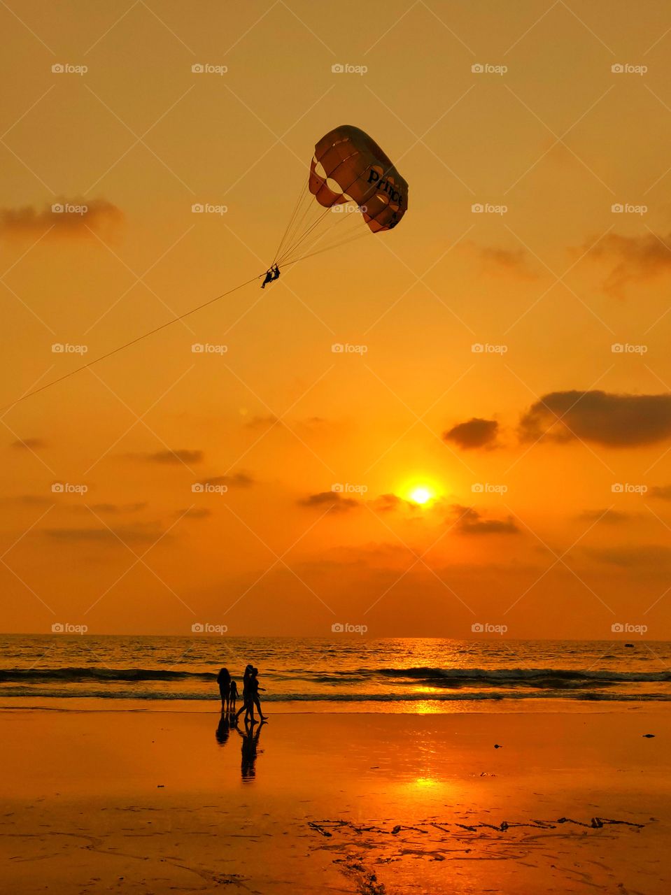 Sunset view at beach