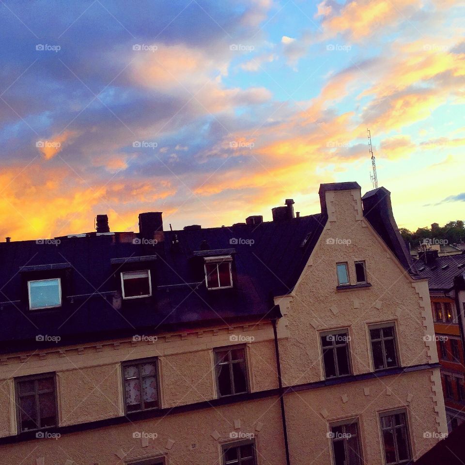 Stockholm nightsky. Love this nightsky from my apartment. 