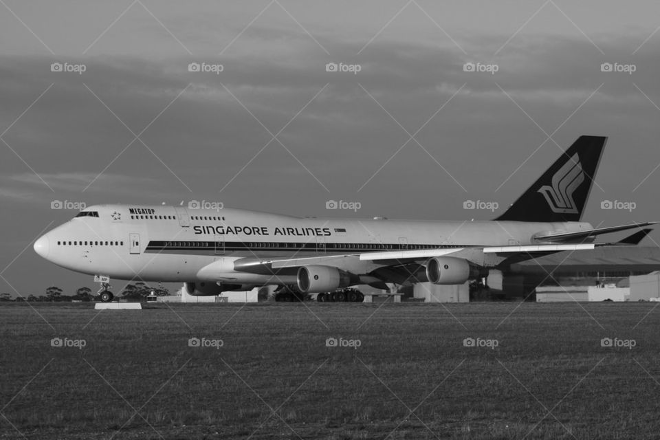 SINGAPORE AIRLINES SQ B747-400 MEL MELBOURNE AUSTRALIA