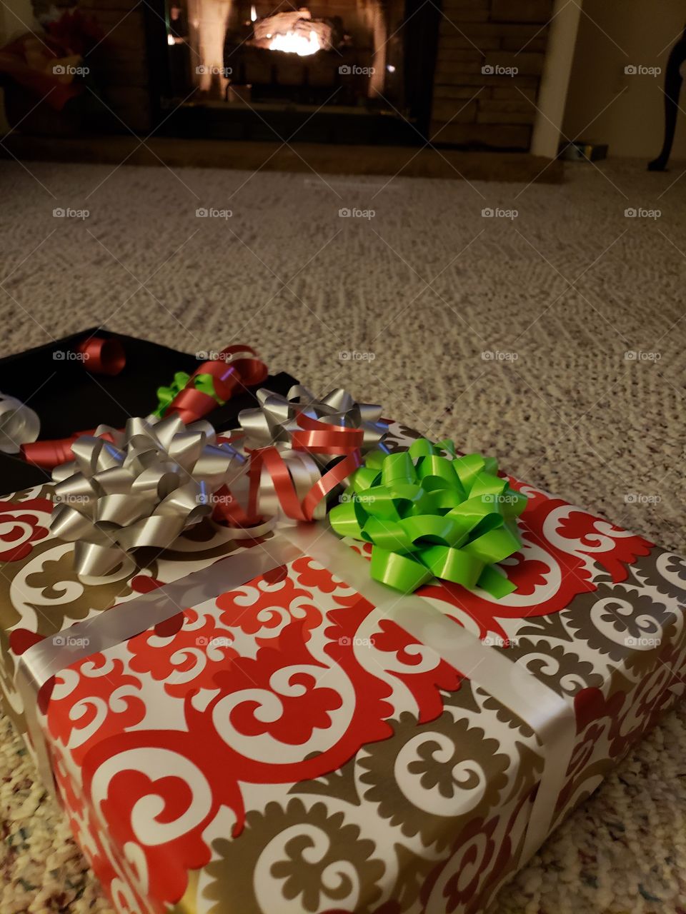 Christmas gift wrapping