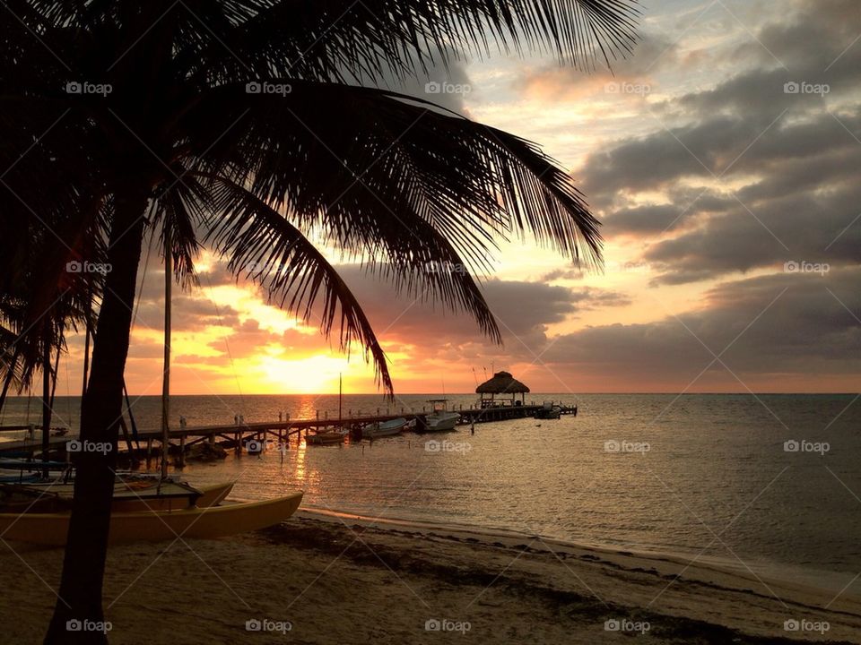 Belize sunrise