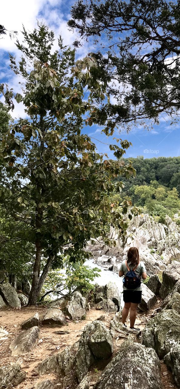 Hiking in Great Falls, Virginia 