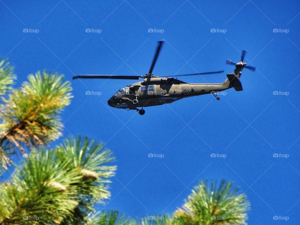 US Military Blackhawk Helicopter
