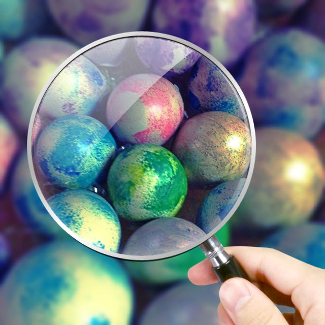 Colored Easter eggs