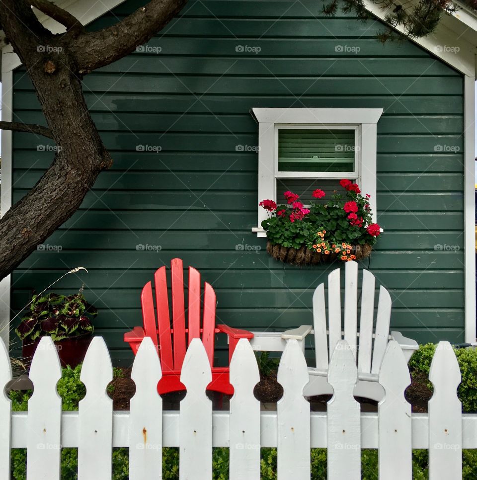 Foap Mission My Favorite Spot At Home! Don’t you just love a summer cottage on an inland sitting in your Adirondack Chairs? 