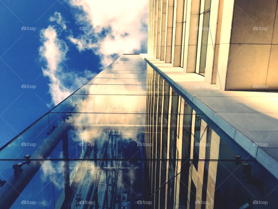 Modern building in Lisbon, Portugal