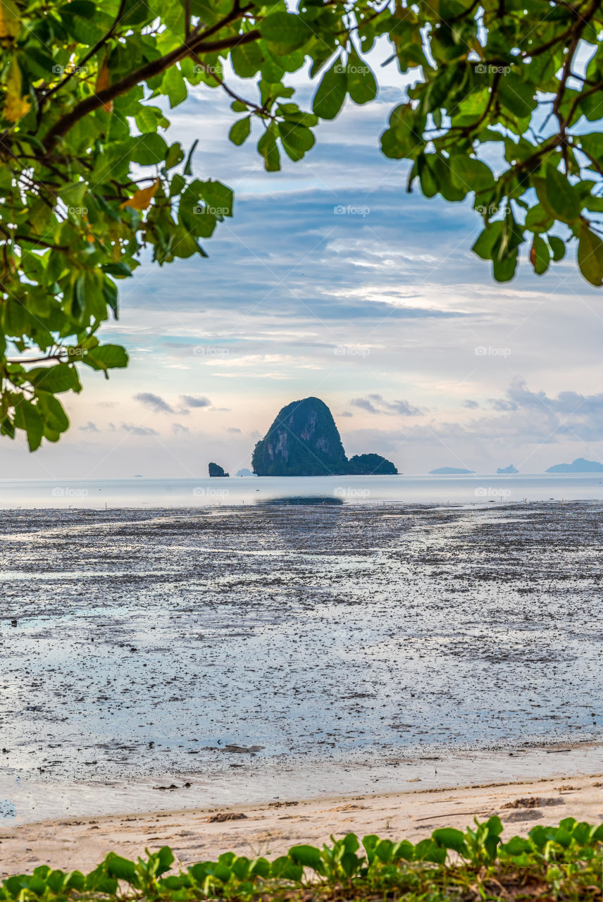 Nice moning scene on LamHad beach in Koh Yoal Yai Thailand