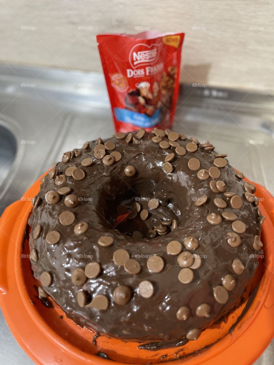 Bolo de Cenoura com Brigadeiro