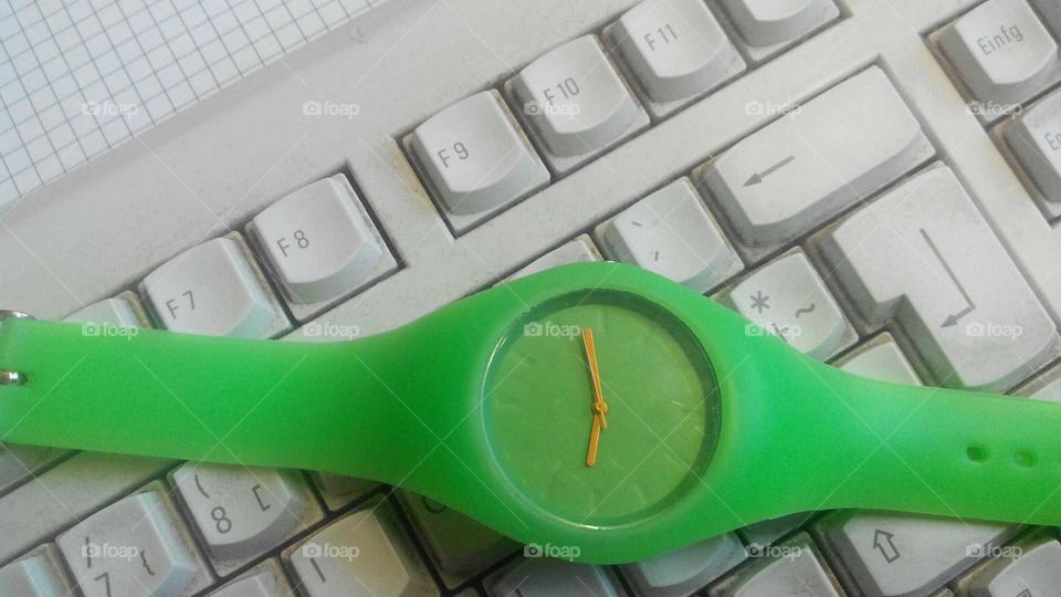 Watch and keyboard