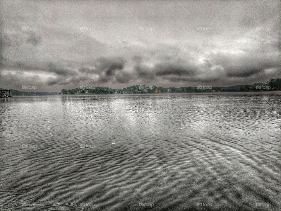 Cloudy lake days. 