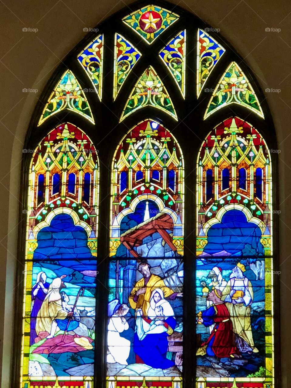 Stained glass windows