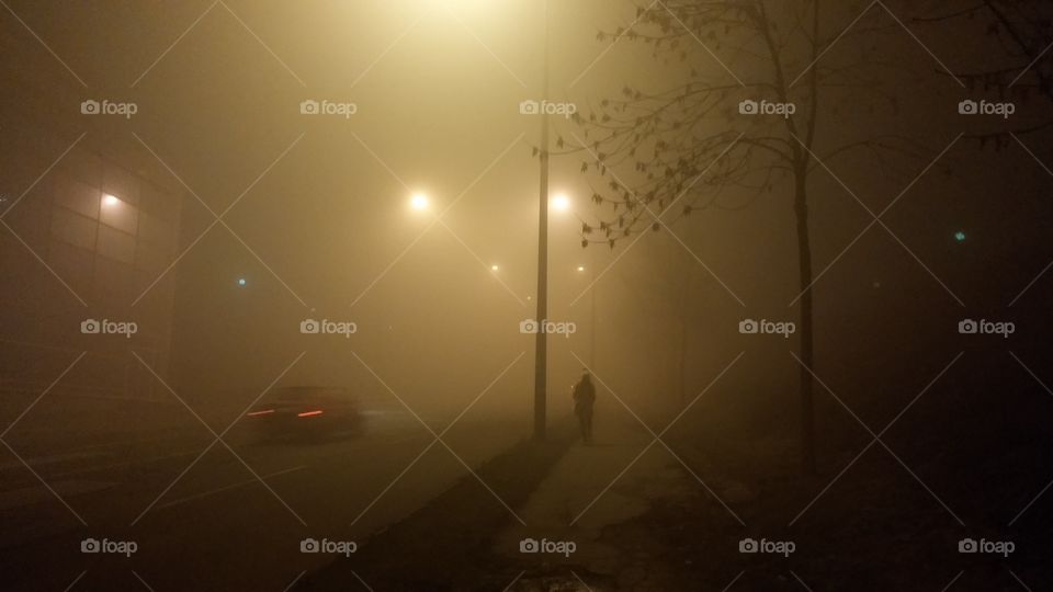 fog streets