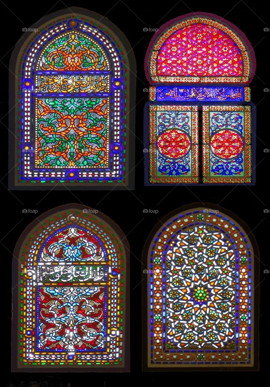 Dome of the Rock windows