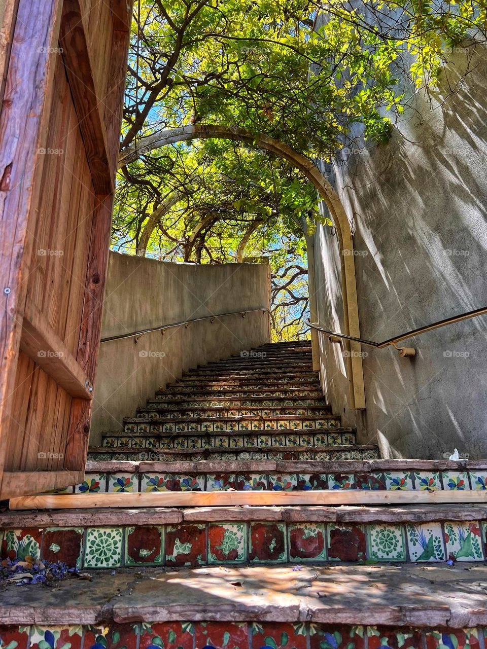 Tile Stairs at La Villita in San Antonio 