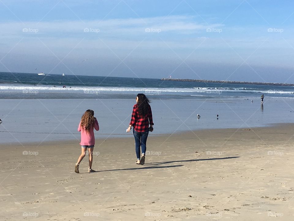 A walk on the beach 