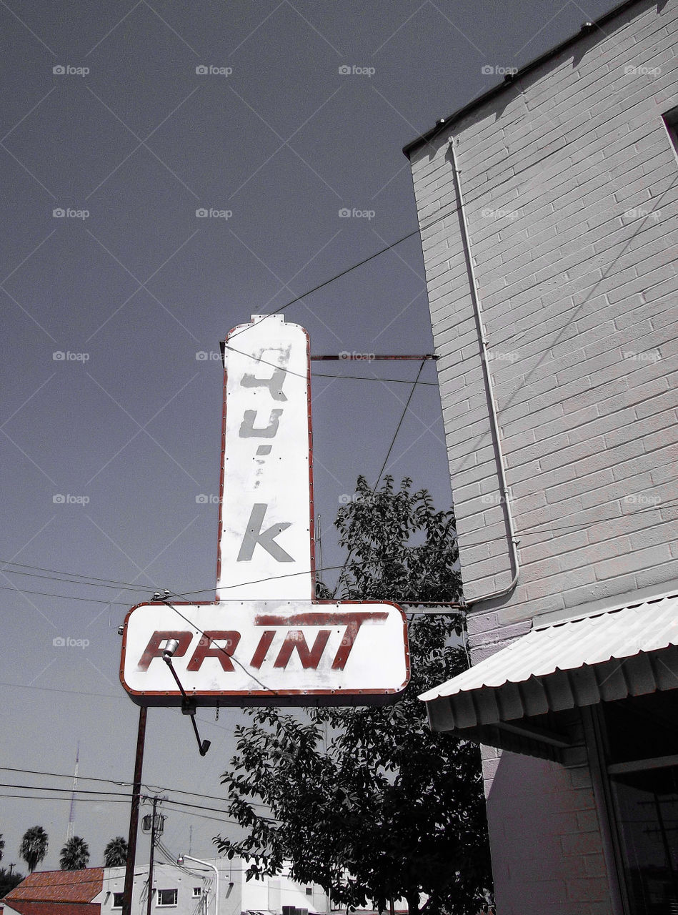 Quik Print Sign